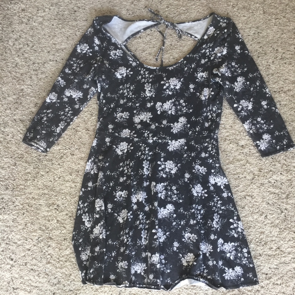 American Eagle Floral A-line Dress
